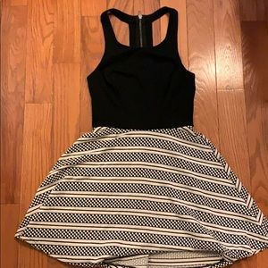 Patterned mini dress